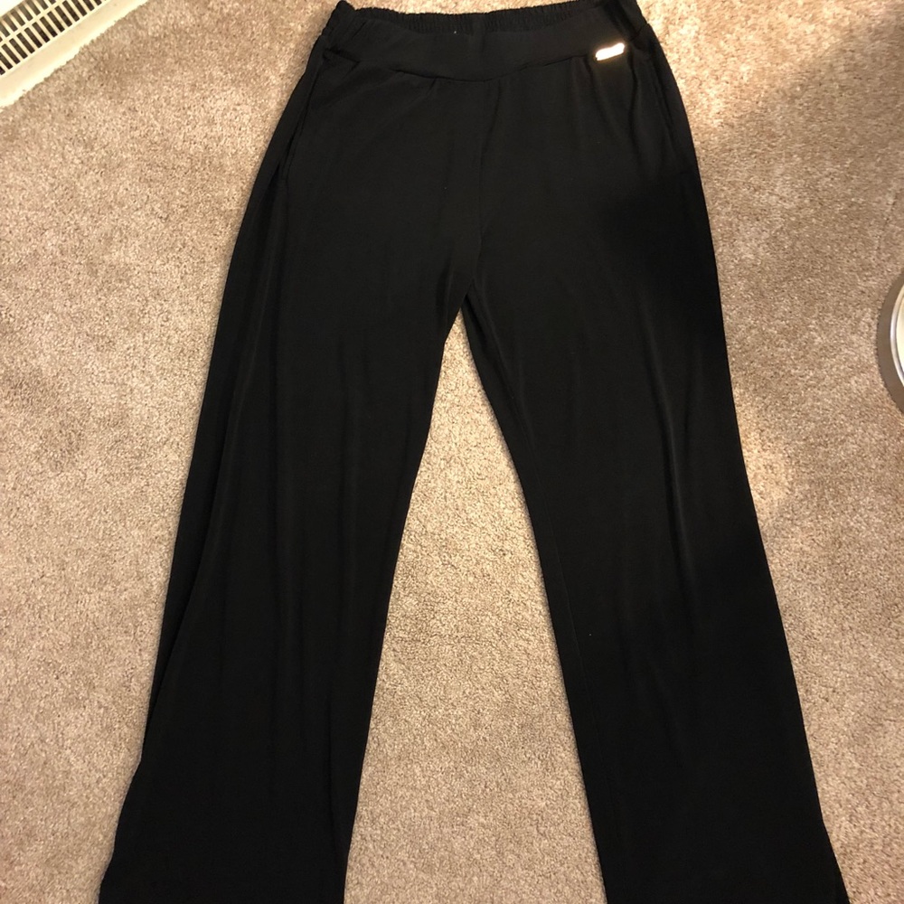 Michael Kors black wide leg pants